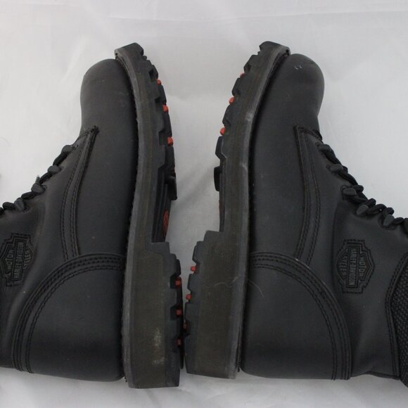 Harley-Davidson Mens Landers Waterproof Size 10 Black Motorcycle Boots D93791